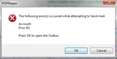 The error you get sending messages in Outlook.com with &quot;Server type&quot; set to &quot;Homtail/Outlook&quot; (Webmail) with the &quot;Send option&quot; set to &quot;WebMail&quot; (instead of (&quot;SMTP&quot;)