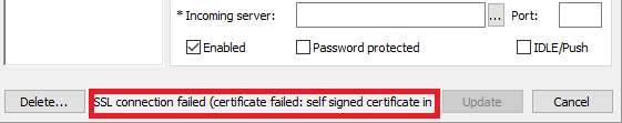 Cut off message