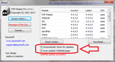 Go to &quot;Help&quot; &gt; &quot;POP Peeper...&quot; to get this display.