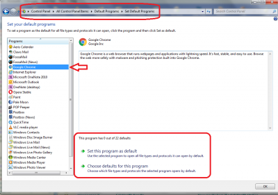 (The entire Control Panel path is circled at top of above screen-shot.)<br />Note: Click on screen-shots to enlarge if necessary to read - click go-back-one-page to return to forum.