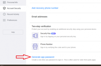 Yahoo - generate app pwd - pic3.png
