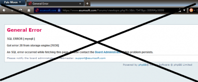 Redacted forum down w- SQL ERROR.png