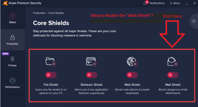 Disabling from &quot;Core Shields&quot; may get better results.
